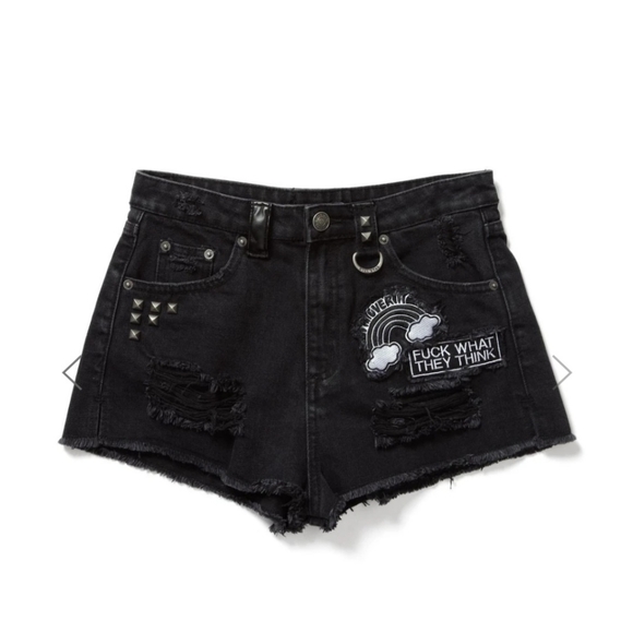 SOLD - Killstar Furia Do-As-I-Say shorts - Picture 3 of 4